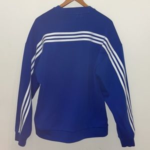 Adidas 3 Stripes Blue Crew Neck Sweater in XL - GREAT CONDITION!
